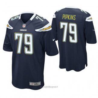 Maglia NFL Game Los Angeles Chargers Trey Pipkins Blu2