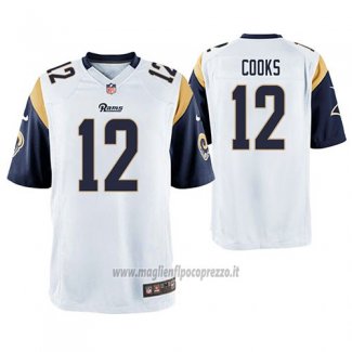 Maglia NFL Game Los Angeles Rams Brandin Cooks Bianco