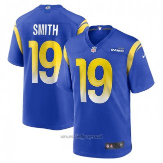 Maglia NFL Game Los Angeles Rams Xavier Smith Home Blu