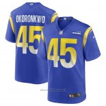 Maglia NFL Game Los Angeles Rams Ogbonnia Okoronkwo Blu