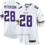 Maglia NFL Game Minnesota Vikings Peterson Bianco