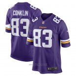 Maglia NFL Game Minnesota Vikings Tyler Conklin Viola