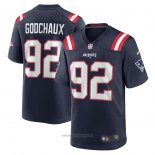 Maglia NFL Game New England Patriots Davon Godchaux Blu