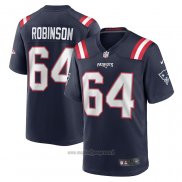 Maglia NFL Game New England Patriots Layden Robinson Blu