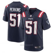 Maglia NFL Game New England Patriots Ronnie Perkins Blu