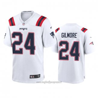 Maglia NFL Game New England Patriots Stephon Gilmore 2020 Bianco