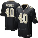 Maglia NFL Game New Orleans Saints Breaux Nero