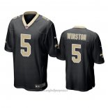 Maglia NFL Game New Orleans Saints Jameis Winston Nero