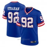 Maglia NFL Game New York Giants Michael Strahan Classic Retired Blu