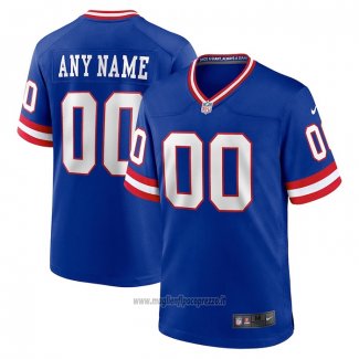 Maglia NFL Game New York Giants Personalizzate Classic Blu