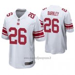 Maglia NFL Game New York Giants Saquon Barkley Bianco
