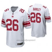 Maglia NFL Game New York Giants Saquon Barkley Bianco