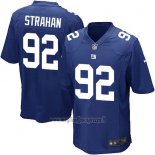 Maglia NFL Game New York Giants Strahan Blu