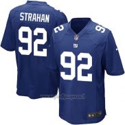 Maglia NFL Game New York Giants Strahan Blu