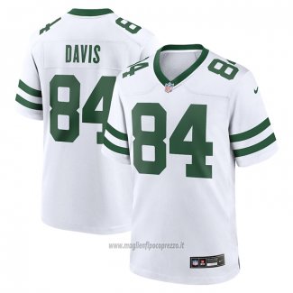 Maglia NFL Game New York Jets Corey Davis Bianco