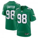 Maglia NFL Game Philadelphia Eagles Jalen Carter Alternato Verde