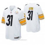 Maglia NFL Game Pittsburgh Steelers Justin Layne Bianco