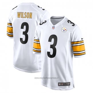 Maglia NFL Game Pittsburgh Steelers Russell Wilson Bianco