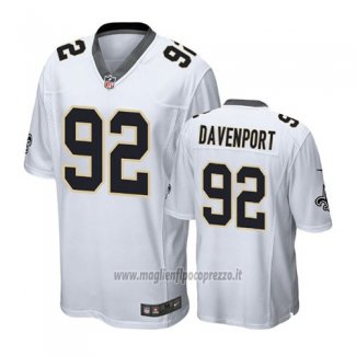 Maglia NFL Game Saints Marcus Davenport Bianco