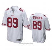 Maglia NFL Game San Francisco 49ers Charlie Woerner Bianco