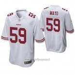 Maglia NFL Game San Francisco 49ers David Mayo Bianco