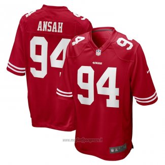 Maglia NFL Game San Francisco 49ers Ezekiel Ansah Rosso