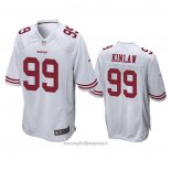 Maglia NFL Game San Francisco 49ers Javon Kinlaw Bianco