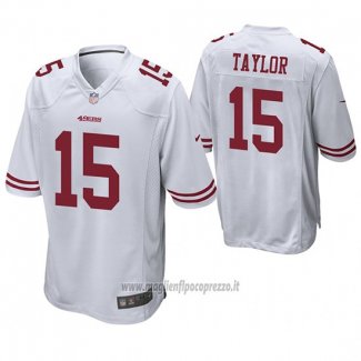 Maglia NFL Game San Francisco 49ers Trent Taylor Bianco