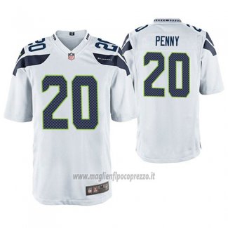 Maglia NFL Game Seattle Seahawks Rashaad Penny Bianco