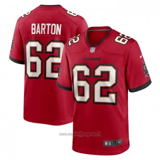 Maglia NFL Game Tampa Bay Buccaneers Graham Barton 2024 NFL Draft First Round Pick Rosso