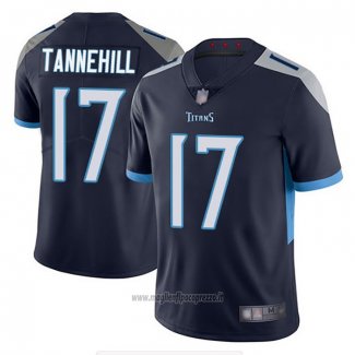 Maglia NFL Game Tennessee Titans 17 Ryan Tannehil Blu2