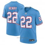 Maglia NFL Game Tennessee Titans Derrick Henry Throwback Alternato Blu
