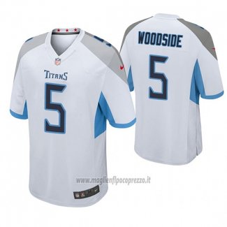 Maglia NFL Game Tennessee Titans Logan Woodside Bianco