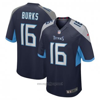Maglia NFL Game Tennessee Titans Treylon Burks 2022 NFL Draft Pick Blu