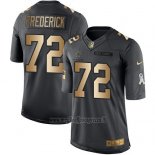 Maglia NFL Gold Anthracite Dallas Cowboys Frederick Salute To Service 2016 Nero