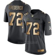 Maglia NFL Gold Anthracite Dallas Cowboys Frederick Salute To Service 2016 Nero
