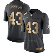 Maglia NFL Gold Anthracite Philadelphia Eagles Sproles Salute To Service 2016 Nero