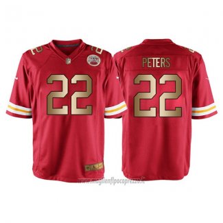 Maglia NFL Gold Game Kansas City Chiefs Peters Rosso