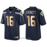 Maglia NFL Gold Game Seattle Seahawks Lockett Profundo Blu