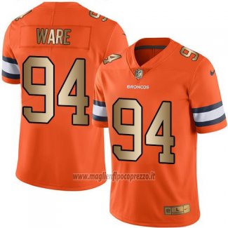 Maglia NFL Gold Legend Denver Broncos Ware Arancione