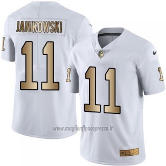 Maglia NFL Gold Legend Las Vegas Raiders Janikowski Bianco