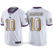 Maglia NFL Gold Legend New York Giants Manning Bianco
