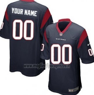 Maglia NFL Houston Texans Personalizzate Nero