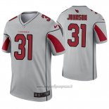 Maglia NFL Legend Arizona Cardinals 31 David Johnson Inverted Grigio