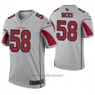 Maglia NFL Legend Arizona Cardinals 58 Jordan Hicks Inverted Grigio