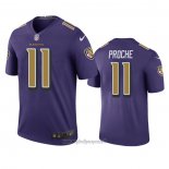 Maglia NFL Legend Baltimore Ravens James Proche Viola Color Rush