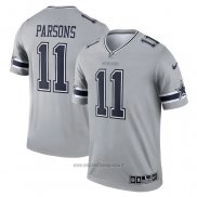 Maglia NFL Legend Dallas Cowboys Micah Parsons Inverted Grigio