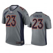 Maglia NFL Legend Denver Broncos Michael Ojemudia Inverted Grigio