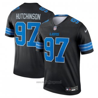 Maglia NFL Legend Detroit Lions Aidan Hutchinson Nero