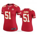 Maglia NFL Legend Donna Kansas City Chiefs Michael Danna Rosso Color Rush
